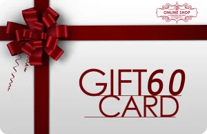 carta regalo gift card 60
